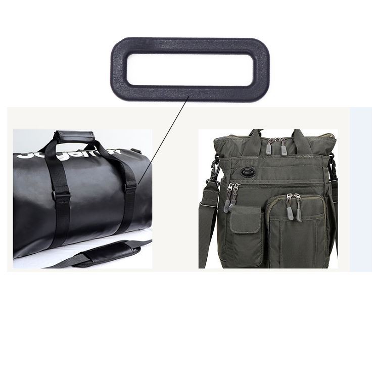 Plastic square ring buckle E-008