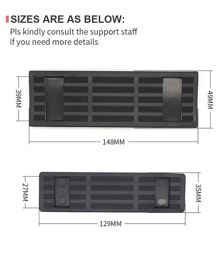 Plastic Shoulder Pad For Bags