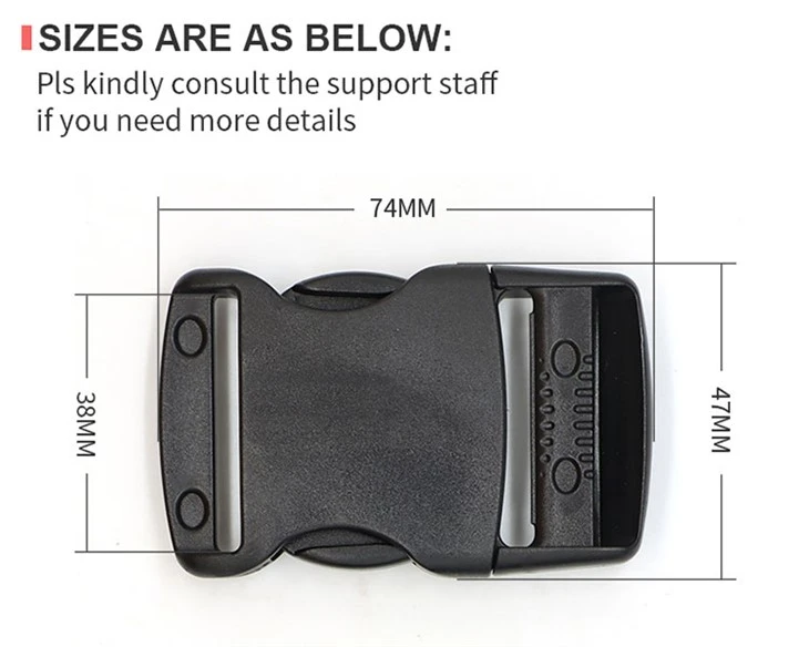 38MM A224 Side Release Buckle For Outdoor Backpacks