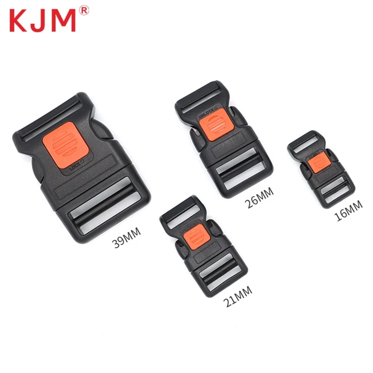Lockable Plastic Side Release Safety Buckle