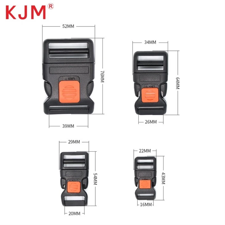 Lockable Plastic Side Release Safety Buckle high quality