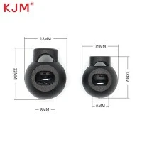 Round Plastic Drawstring Cord Lock