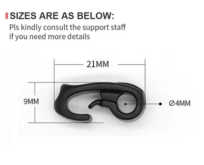25MM-B014Plastic Buckle Suitable For Elastic Rope