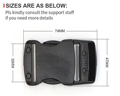 38MM A224 Side Release Buckle For Outdoor Backpacks