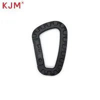 Black Carabiner Carabiner Keychain Plastic Keychain Clip D Rings Light Weight Spring Snap Gear Clip Fast Hang Mini Hook