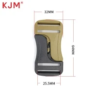 Dual-Color Plastic Side Release Backpack Buckle