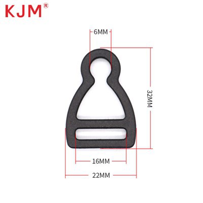 Hourglass Shaped Plastic Ring